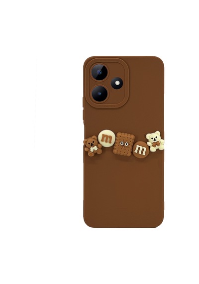 Realme Note 50 / C53 Kılıf 3d M Bear Kamera Korumalı Silikon Kapak
