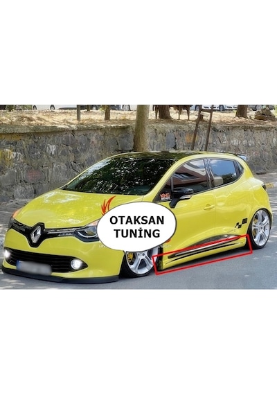 Renault Clio 4 Yan Marşpiyel Takımı R Model Plastik