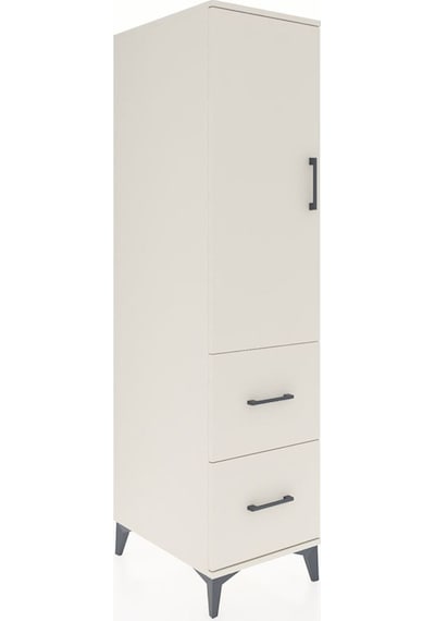 Kronos Dolap 3 Raflı 2 Çekmeceli Tek Kapaklı 44x59x182 Aytaşı... Aytaşı