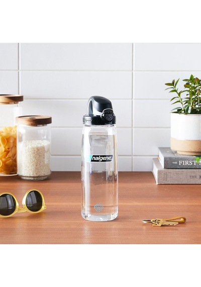 Nalgene Otf Sustain Içecek Şişesi, Şeffaf/siyah, 0,65 L Çok Renkli