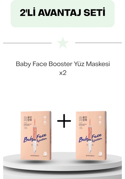 Banobagi Baby Face Booster Yüz Maskesi X2