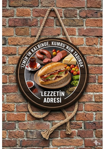İzmir Kumru Temalı Kumrucular Cafeler Büfeler İçin Ahşap Duvar Kapı Dekoratif Süs Tablo 2