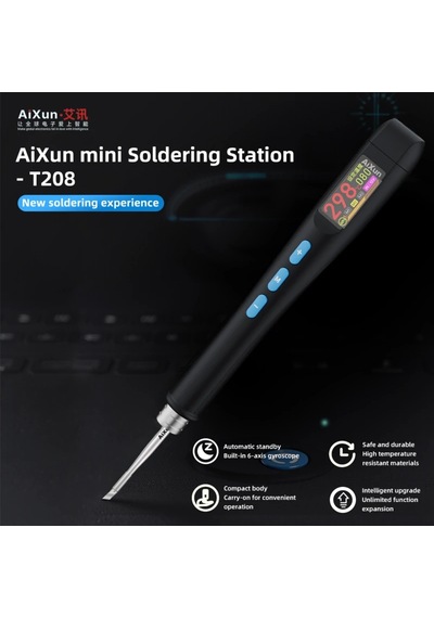 Aixun T208 Usb Type-c Taşınabilir Akıllı Kalem Havya