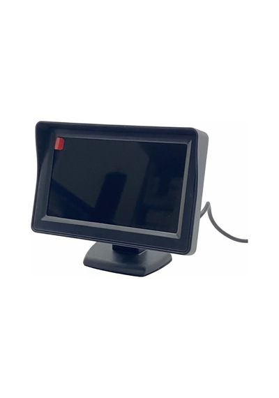 12V Park Sensörü Gece Görüşlü Kamera Ekran 4.3" Lcd 22.5 Mm Siyah N11.1