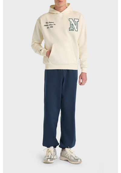 New Balance Unisex Sweat 0unh3534sst Bej Bej