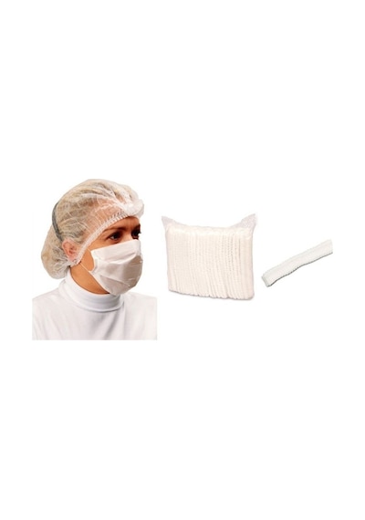 Tek Kullanımlık Çift Dikişli Büyük Bone 100'lü
