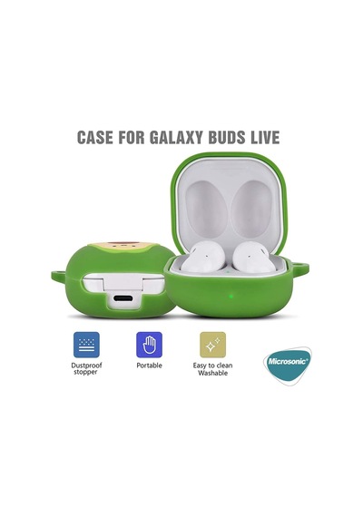 Samsung Galaxy Buds 2 İçin Kılıf Avakado Buds 2 İle Uyumlu Kılıf - Yeşil