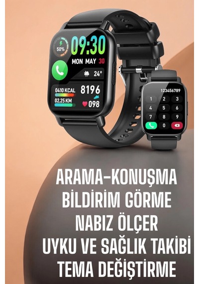 Yeni Nesil Akıllı Saat Arama Bildirimleri, Uyku & Kalp Atış Takibi