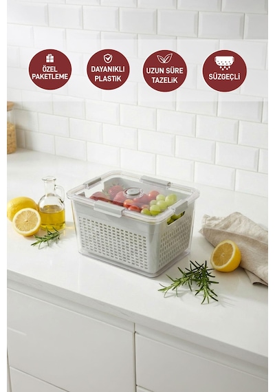 Selka Home Lavin 4 Lt. Saklama Kabı