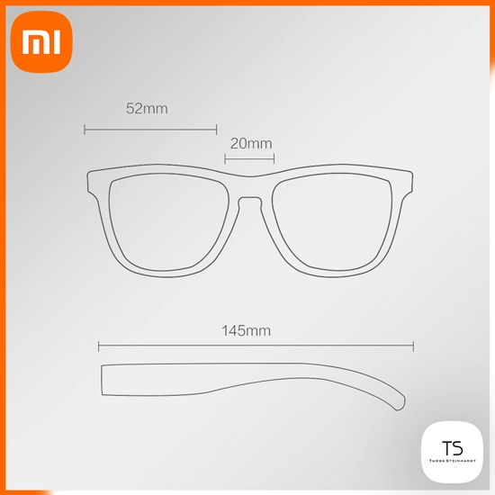 Xiaomi Ts Traveler Polarize Güneş Gözlüğü Uv400 Tr90 Tac Lens Siyah Çerçeve Unisex Uva Ve Uvb Koruma Str004-0120