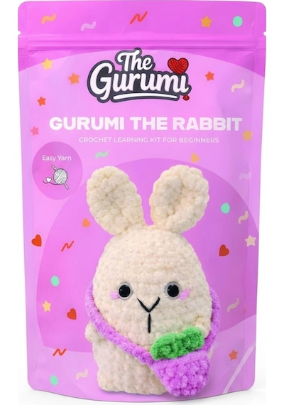 Yeni Başlayanlar İçin Tavşan Amigurumi Örgü Kiti