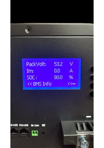 Unisun Energy 51.2v 100ah Lifepo4 Batarya + Ekran + Bluetooth 48v Sistem