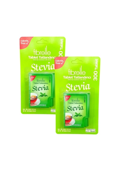 Fibrelle Stevia Tablet Tatlandırıcı 300 Tablet x 2 Adet