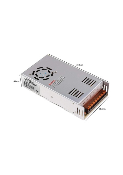Metal Kasa Adaptör 12v 40a Wellpower Wp-1240m