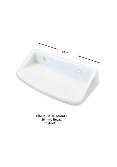 Sineklik Tutamağı 25 Mm 10 Adet