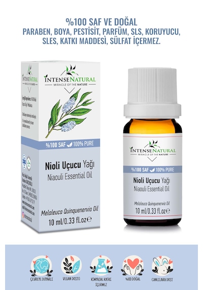 Intense Natural Nioli Uçucu Yağı 3 x 10 ML