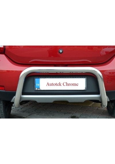 Dacıa Sandero Stepway 2012-2020 Arka Koruma Barı Yüksek - 60 - U Model