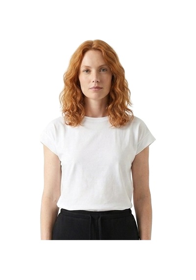 Sportive Aven Kadın Beyaz Günlük Stil T-shirt 26yk0028-kbyz