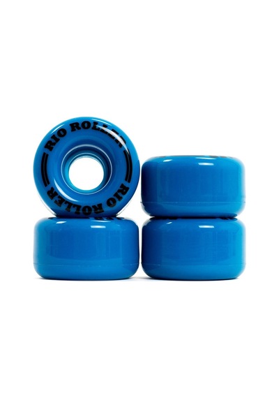 Rio Roller Coaster Blue Quad Paten Tekerleği 58 Mm-Mavi Çok Renkli