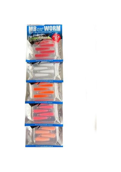 Captain Mad Bite Earth Worm Lrf Silikon Yem 4cm 8 Adet