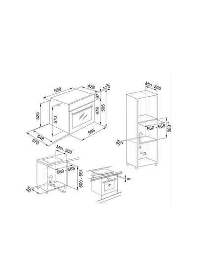 Franke FSL 86 H XS - FHTL 755 4G TC XS C - Beat Inox F45 Inox Ankastre Set