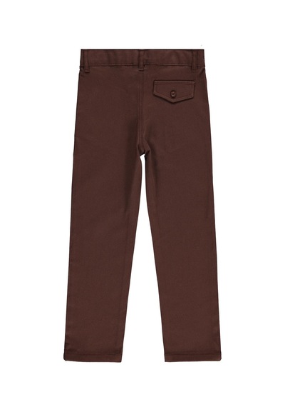Civil Boys 3 Cepli Chıno 6-9 Yaş Pantolon - Kahverengi Koyu Kahve