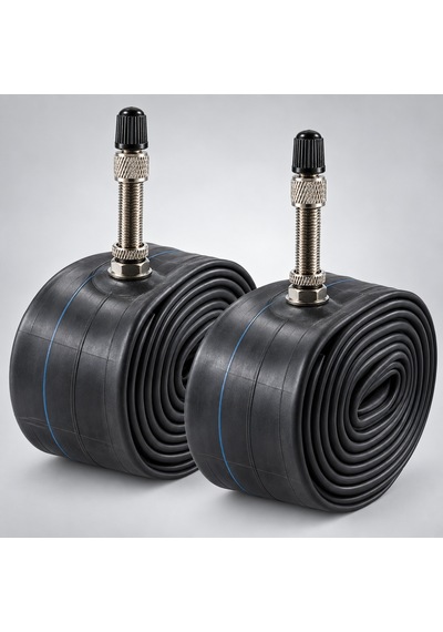 Heugers 20x1.50 - 1.90 Hollanda Dunlop Siboplu Bisiklet İç Lastik Seti 2 Adet + Dönüştürücü Hediyeli