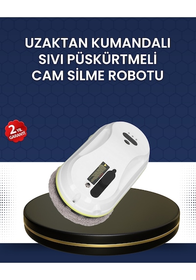 Nrzsnt Çift Diskli Güvenli Otomatik Cam Silme Robotu Çok Renkli