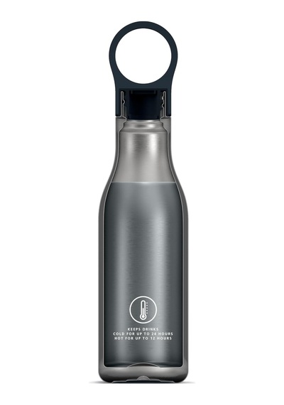 Joseph Joseph Jj Loop Termos Şişe, Mavi, 500 Ml Çok Renkli