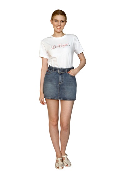 Lee Cooper Kadın T-shirt 242 Lcf 242007 Beyaz