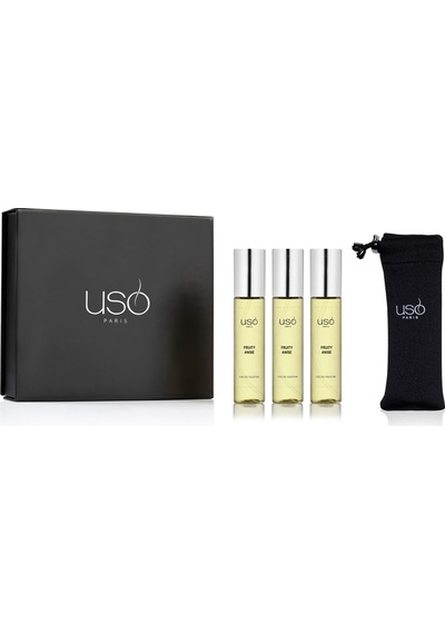 Uso Fruity & Anise Erkek Parfüm Travel Set 3 x 15 ML