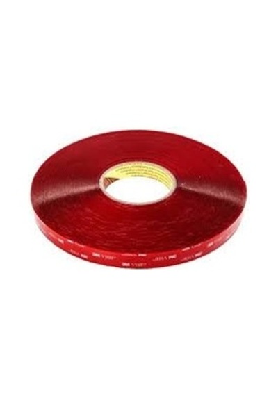 Çift Taraflı Montaj Bandı 2 Cm X 33 Metre Kırmızı Bant Ekstra Güçlü Yapışma İç ve Dış Mekan İçin GLZ03903401
