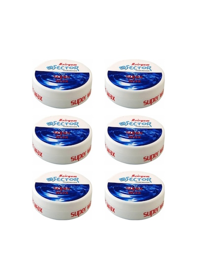 Sector Hairmate Superwax Ultra Sert Mavi Wax 150 Ml 6 Adet