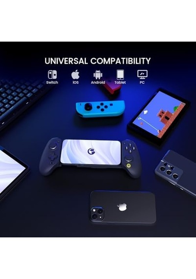 G8 Plus Bluetooth Mobile Game Controller For Switch & İos & & Tablets, Gamepad With Hall Effect Joysticks/hall Trigger, Play Minecraft, Genshin, Call Of Duty Mobile Abanoz - Beyaz G8 Plus Bluetooth Mobile Game Controller For Switch & İos & & Tablets, Gamepad With Hall Effect Joysticks/hall Trigger, Play Minecraft, Genshin, Call Of Duty Mobile Abanoz - Beyaz