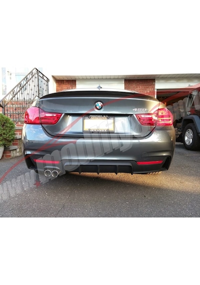 Bmw 4 Serisi Difüzörü Bmw F32 Dıfuzoru M Performance Mat Siyah