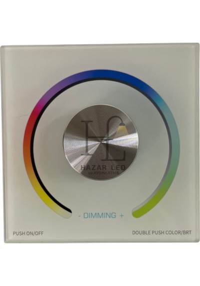 5-24 Volt Rgb Anahtarlı Duvar Tipi Gömme Led Kontrol Cihazı Display Göstergeli Panel Tipi