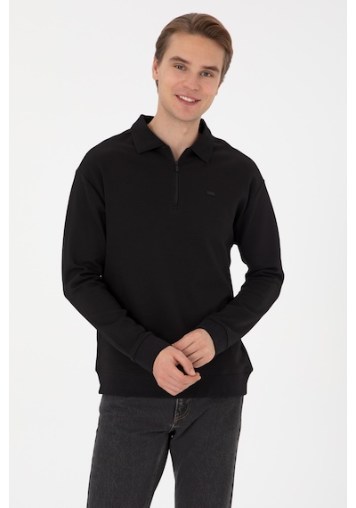 U.s. Polo Assn. Erkek Siyah Sweatshirt 50316484-vr046 SIYAH