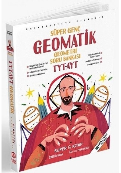 Süper Genç Geometri  -  Geometri Soru Bankası Tyt  -  Ayt  -  Evren Pehlivan  -  Süper Kitap