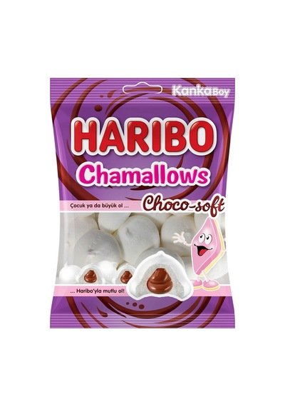 Harıbo Chammallow Yumuşak Şeker 62 G Chocosoft - Lezzetli Atıştırmalık 8'li Avantaj Paketi - 8 Tarı