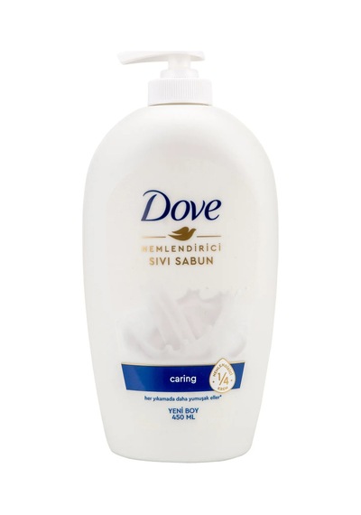 4 Adet Dove Nemlendirici Sıvı Sabun Caring 450 Ml