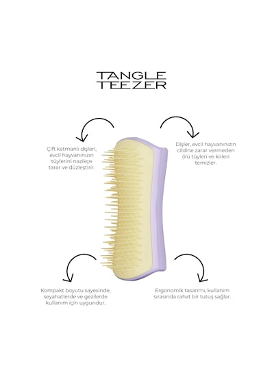 Tangle Teezer Pet Teezer Detangling Small LYellow Köpek