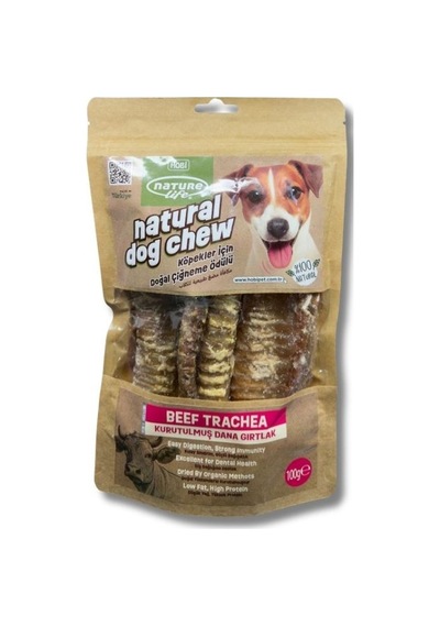 Naturelife Kurutulmuş Dana Gırtlak Köpek Çiğneme Ödülü 100 Gr - Doğal Ve Sağlıklı Çiğneme Ürünü