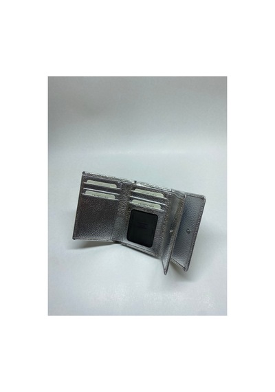 Shop Kadın Cüzdan Hakiki Deri Çok Bölmeli Fermuarlı Floter Deri Gümüş - 891852058 Gümüş