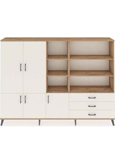 Arges Dolap 11 Raflı 3 Çekmeceli 5 Kapaklı 220x30x163 Çam-aytaşı Aytası - Atlas Çam Arges Dolap 11 Raflı 3 Çekmeceli 5 Kapaklı 220x30x163 Çam-aytaşı Aytası - Atlas Çam