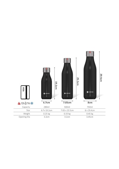 Artistes Paris Bottle Up 500 Ml - Termos Içecek Şişesi Müzik Çok Renkli