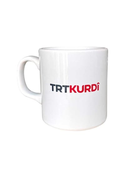 Kurdi Logolu Beyaz Kupa 6998