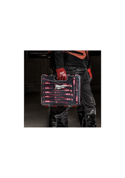 Milwaukee 4932479095 1000v İzoleli Vde Tri Lobe Tornavida Seti 12 Parça
