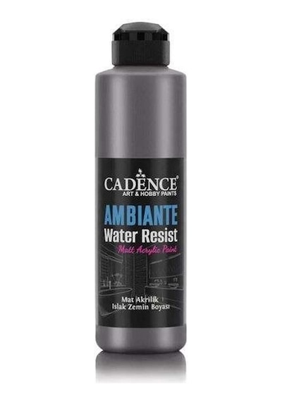 Cadence Ambiente Islak Zemin Boyası 250 Ml Metalik Antrasit + 10 G Katalizör
