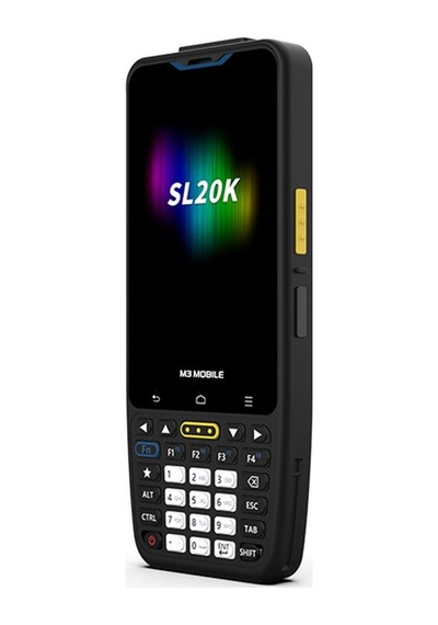 M3 Mobıle Sl20k X/w 2d Karekod Andr.13 4gb/64gb 13mp Wıfı+bluet. 4&quot Tuşlu Ekran El Terminali Kılıf+e.koruyucu