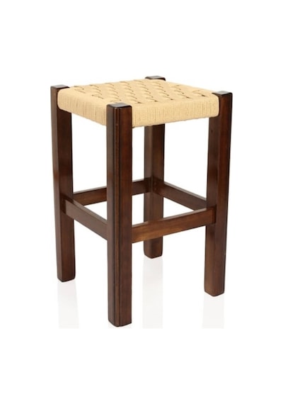Ahşap Hasır Örgü Tabure 45 Cm. Sitedeki En Uygun Fiyat... (404777647)